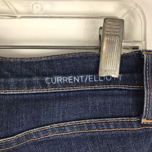 Current Elliott Jeans The High Waist Skinny Size 26 Dark Wash Womens Stretch - Picture 7 of 9